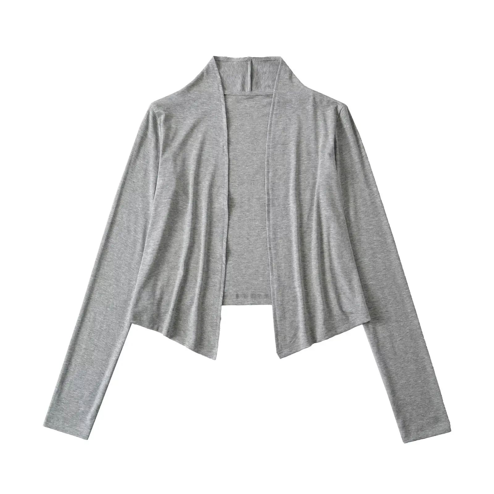 

Ladies Summer Thin Long Sve Silk Open Cardigan Lazy Sle Air Conditioner irt Versatile Simple Design Wrap Outerwear
