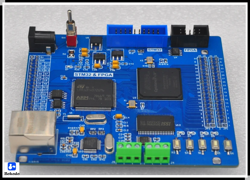 Stm32f407 fpga ethernet sram v4.0 duplo-núcleo fsmc 4 6 controle de movimento de 12 eixos