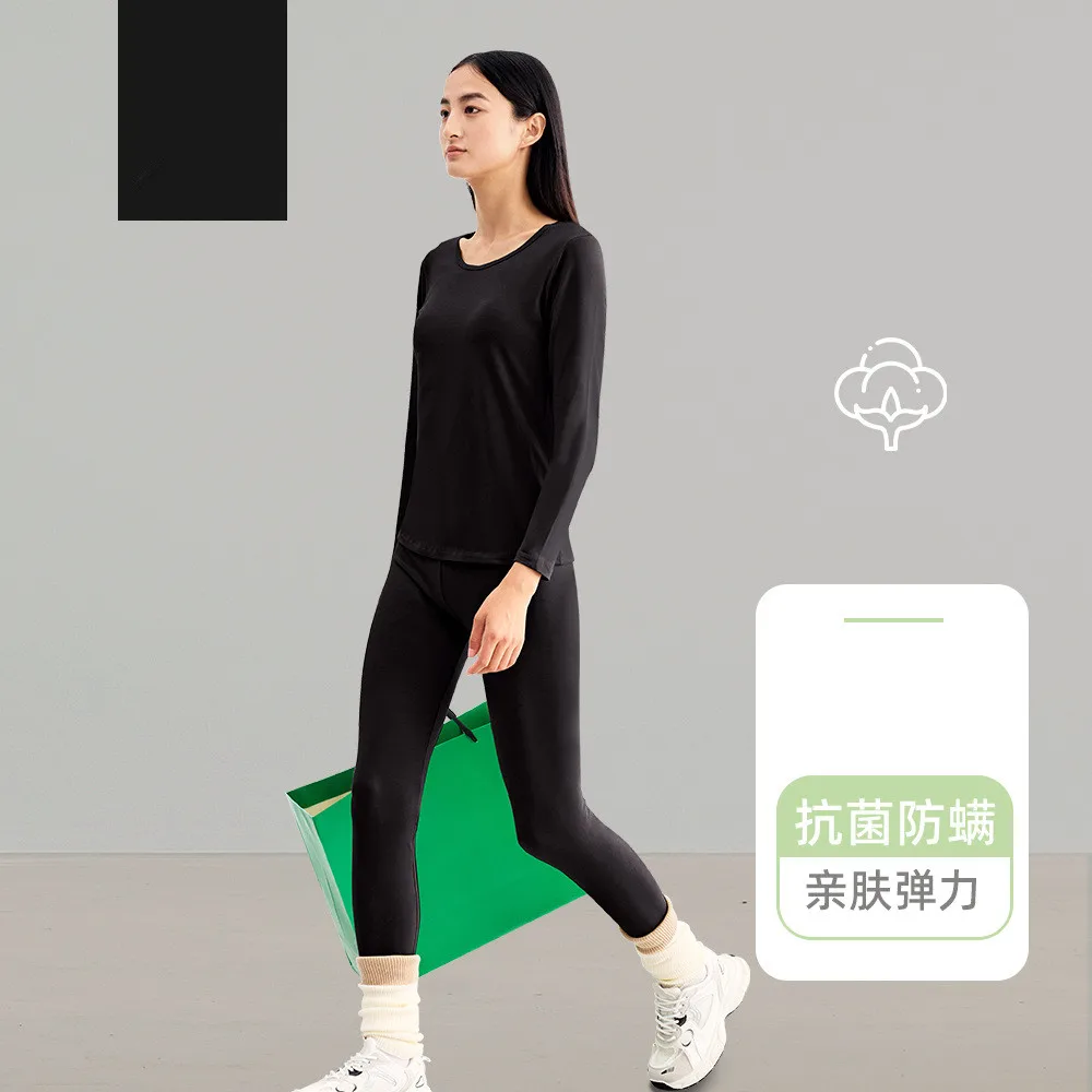 

Conjuntos De Pijama New Cotton Spring Autumn Women's Pajamas With Pants Suit Close-fitting Base Layer Set Female Nightwear