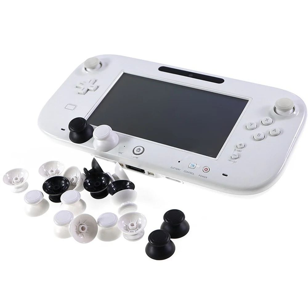 Фото 2 шт. 3D-накладки на джойстик для геймпада WII U, запчасти для ремонта джойстика игровой консоли Nintendo WII U, сменные колпачки с большим отверстием