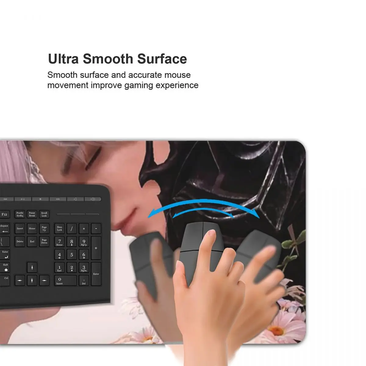 Love And Deepspace 3D Love Mobile Game Alas Mouse Besar Keyboard Komputer Alas Mouse Gaming Alas Meja Aksesori Kantor Alas Meja