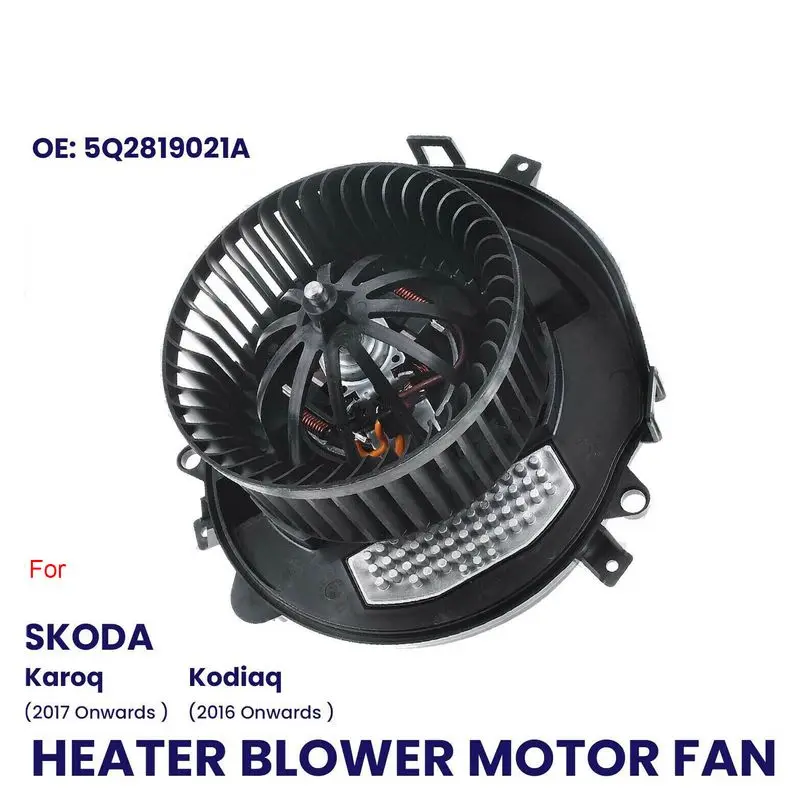 HEATER BLOWER MOTOR FAN FOR SKODA KAROQ 2017+ KODIAQ 2016+ WITH RESISTOR