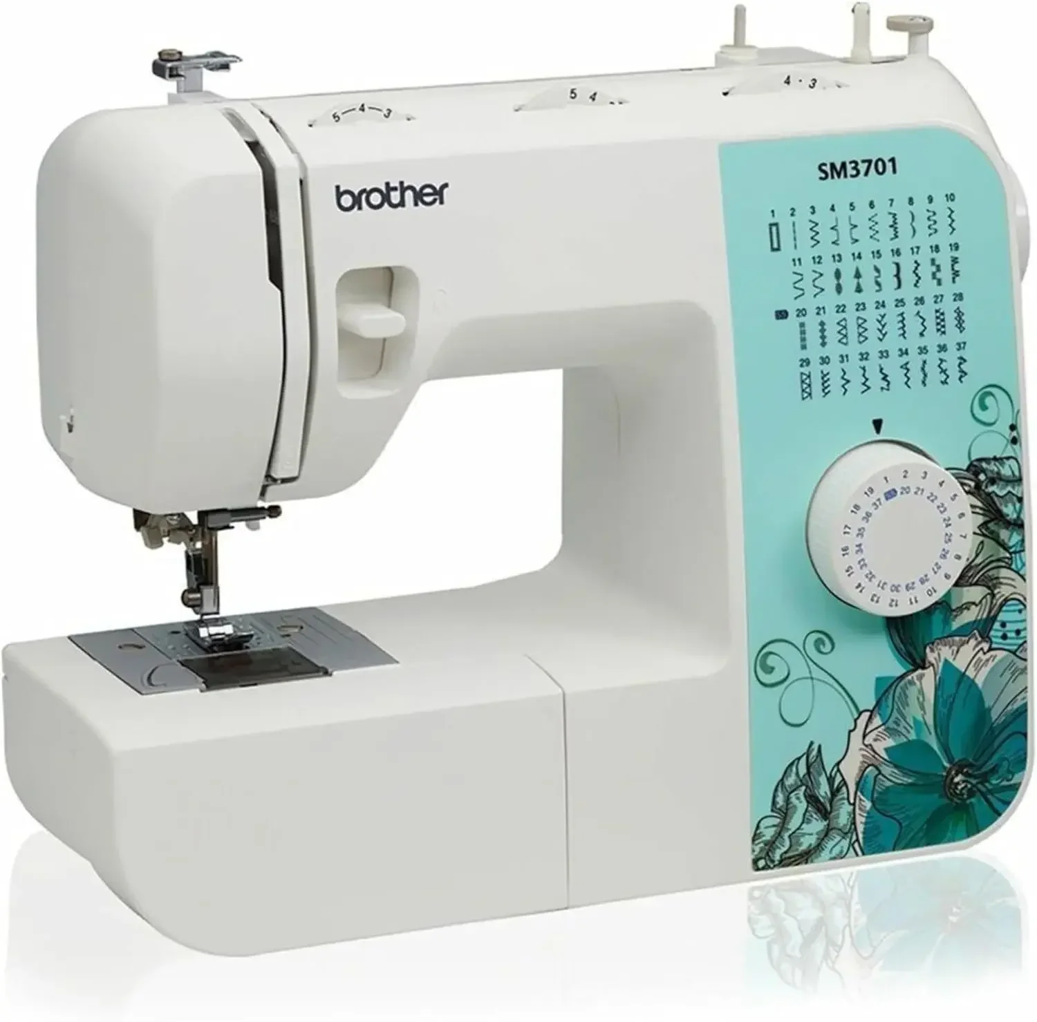 37-Stitch Sewing Machine Multicolor for Both Beginners Learning To Sew and More Advanced Sewers Looking for Versatility