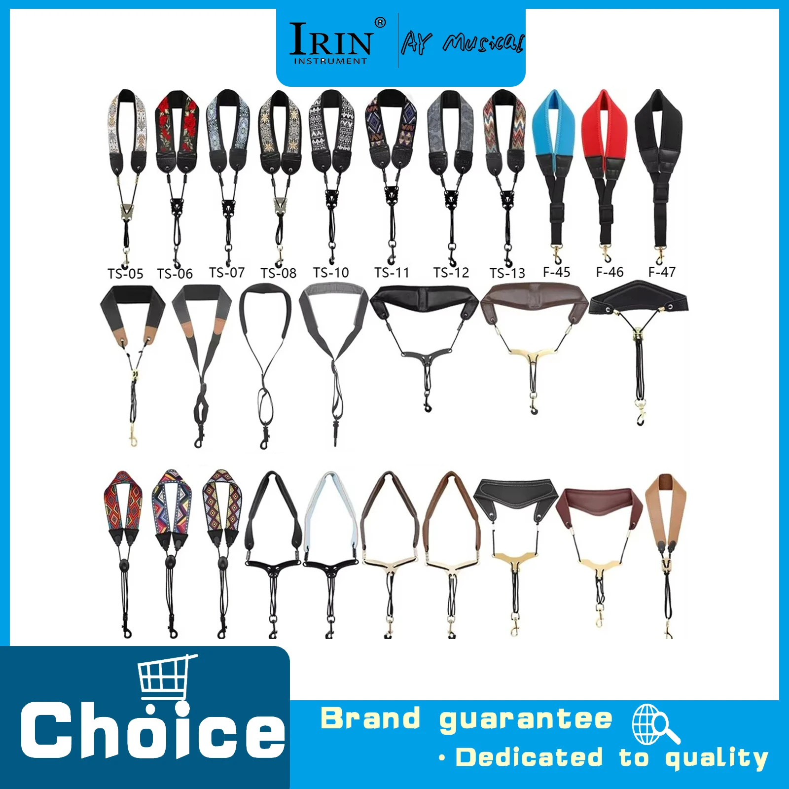 Soprano Saxophone Neck Pressure Reduction Strap Universal Leather Strap Adjustable Strap for Saxophone Accessories Parts