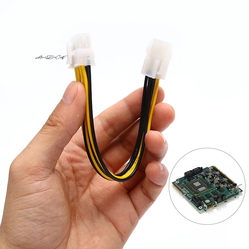 4-Pin to 8-Pin ATX Motherboard CPU Power Supply Adapter Converter Cable for PC Hardware Upgrade
