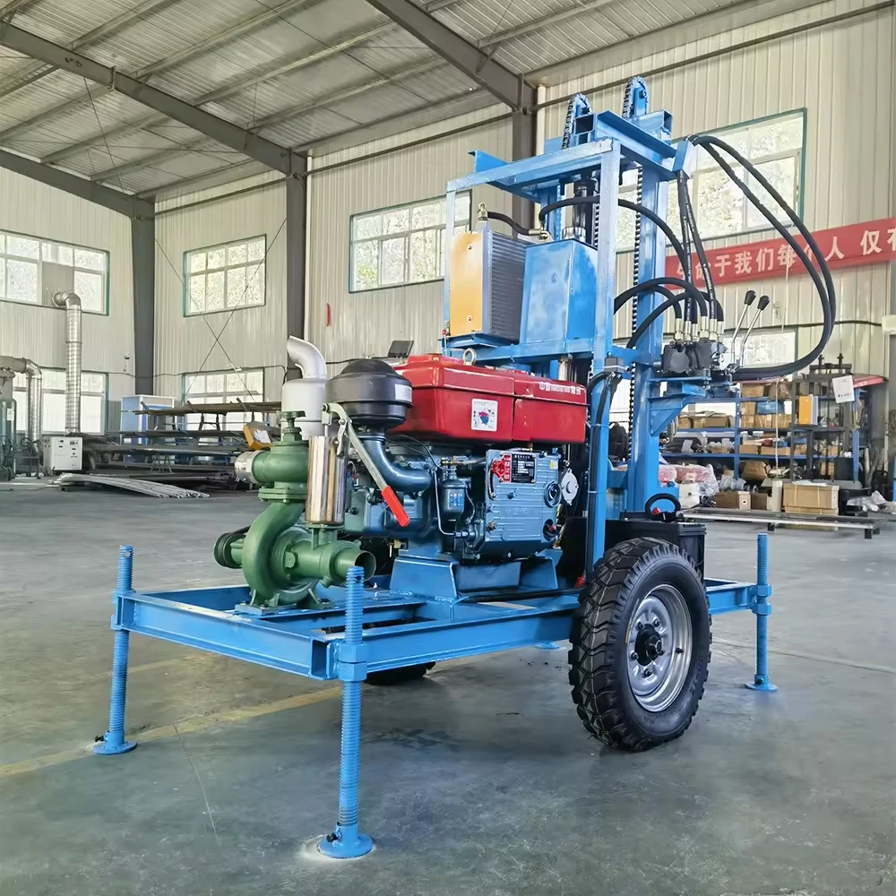 

Cheap 40-150m Water Well Drilling Rig Portable Drill Rigs borehole drilling machine Equipment Price for Sale Drill Rig for Water