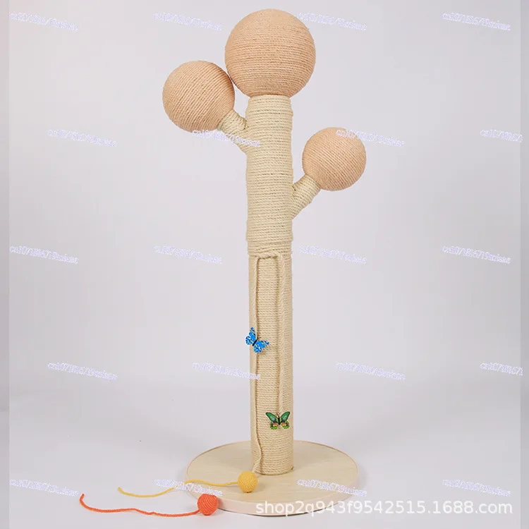 Tree Internet Celebrity Cactus Cat Climbing Frame Wooden Cat Jumping Platform Scratching Column Litter Integrated Big