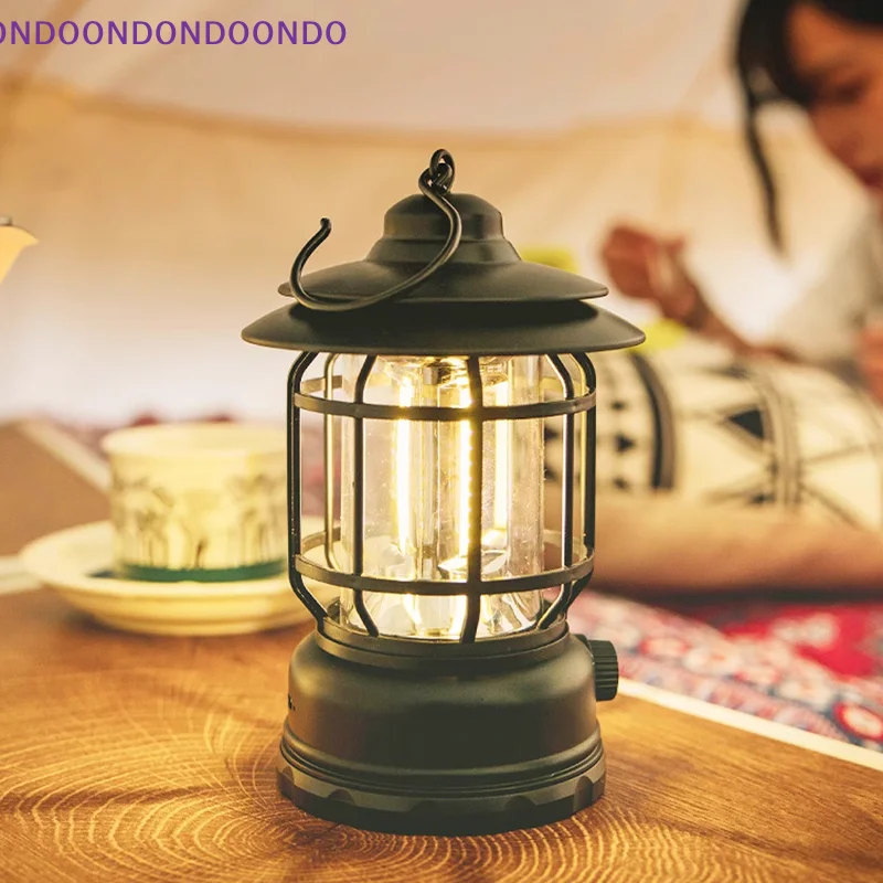 Camping Light Solar-Powered Long-Lasting Rechargeable Portable Lighting Lamp