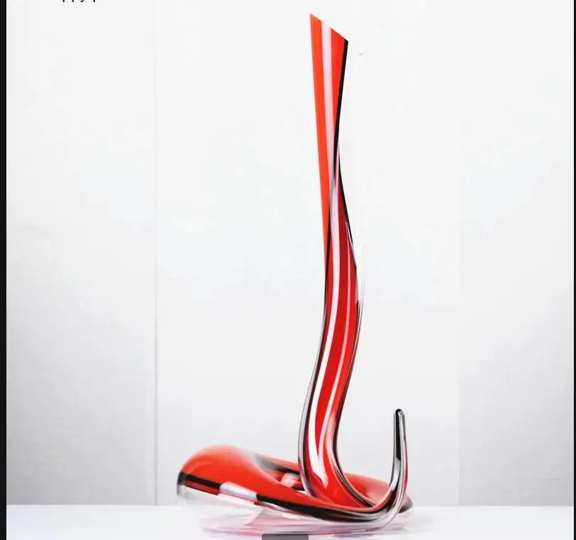 Crystal Glass Pitcher Snake Decanter Flagon Wine Dispenser Bottle Barware Bar Tools Pot