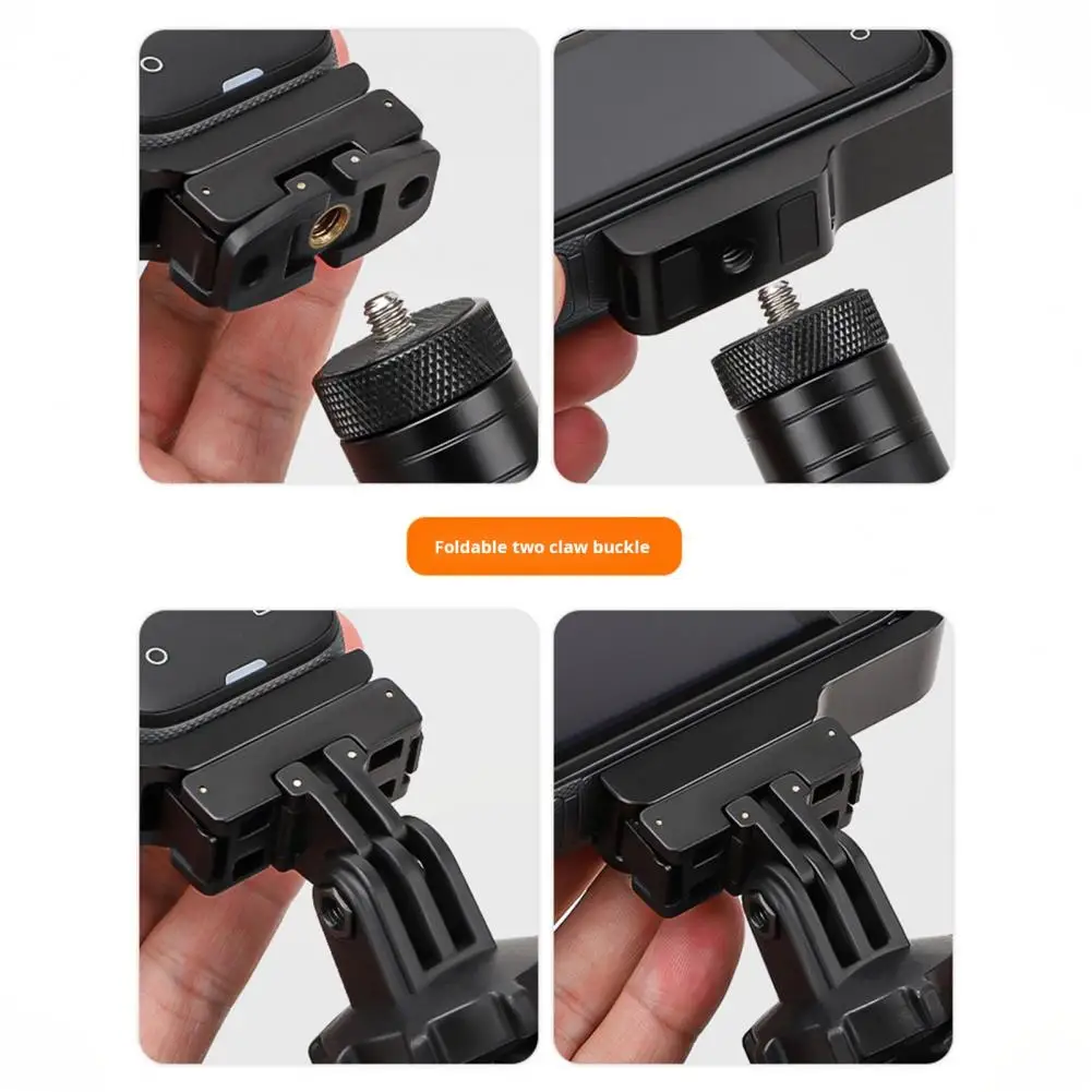 Action Camera Mount with Magnetic Adapter Horizontal Vertical Switching Adjustable Photo Support Stable Action Camera Bracket