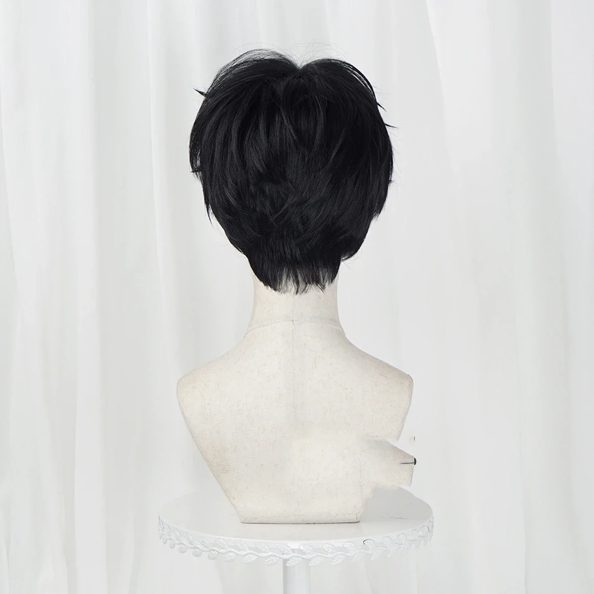 ساجا بنين شعر مستعار تأثيري جينو الباروكات أنيمي KPop شيطان الصيادين جينو زي شعر مستعار مقاومة للحرارة الاصطناعية الشعر هالوين