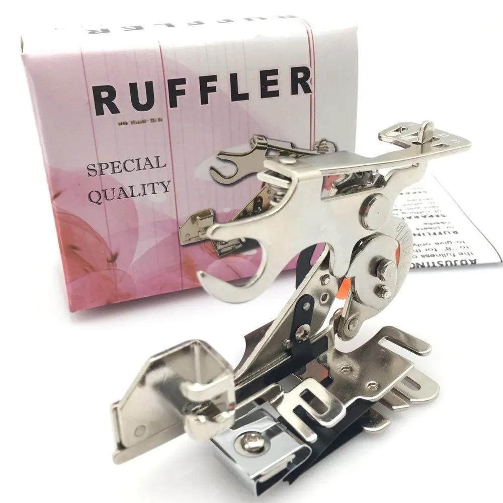 Ruffler Sewing Machine Parts, Presser Foot, Press Feet, Sewing Accessory, Low Shank for Brother Singer Janome, Made in Taiwan