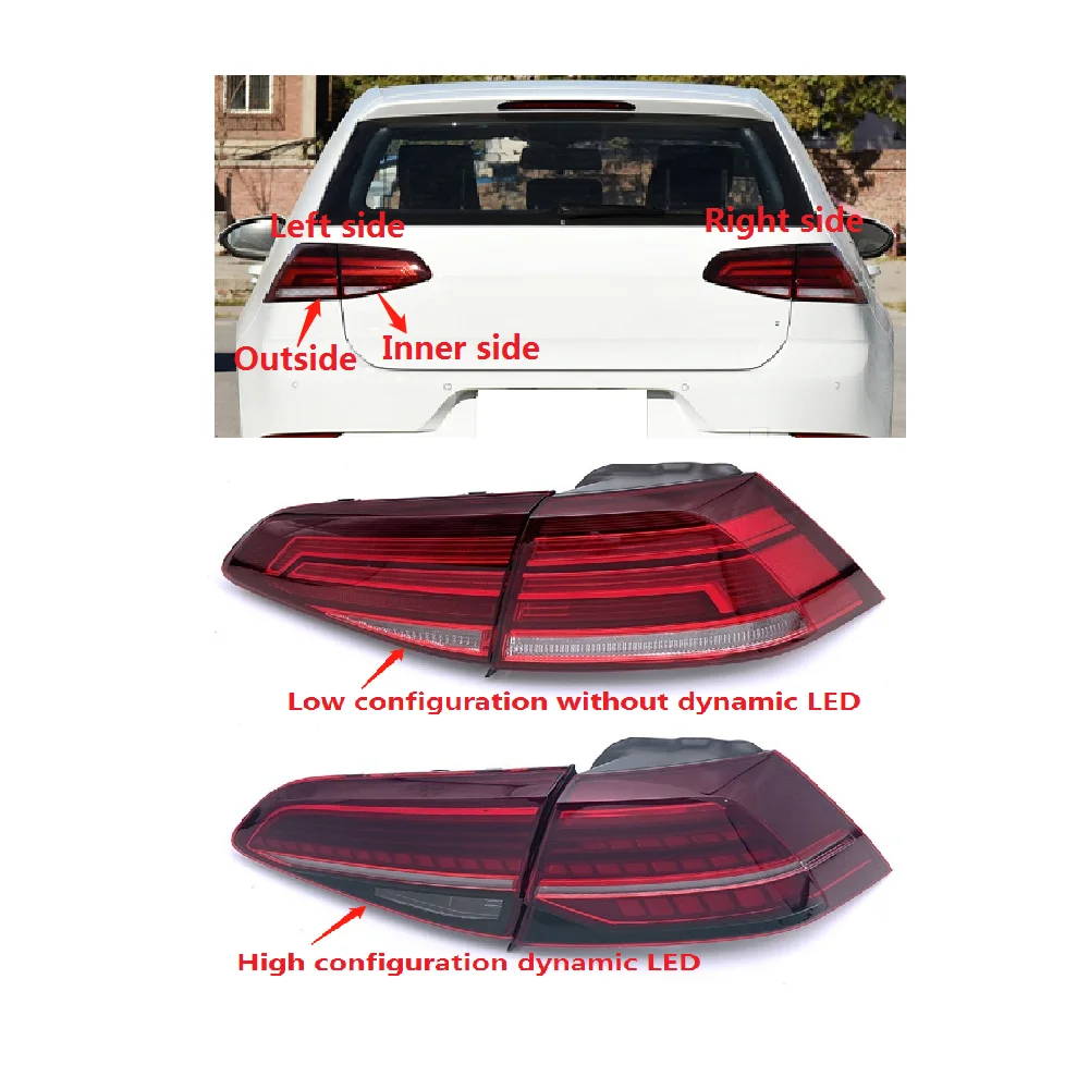 مصابيح خلفية LED ديناميكية لسيارة فولكس فاجن جولف 7.5 TH 2018–2020: تقييم شامل ونصائح عملية