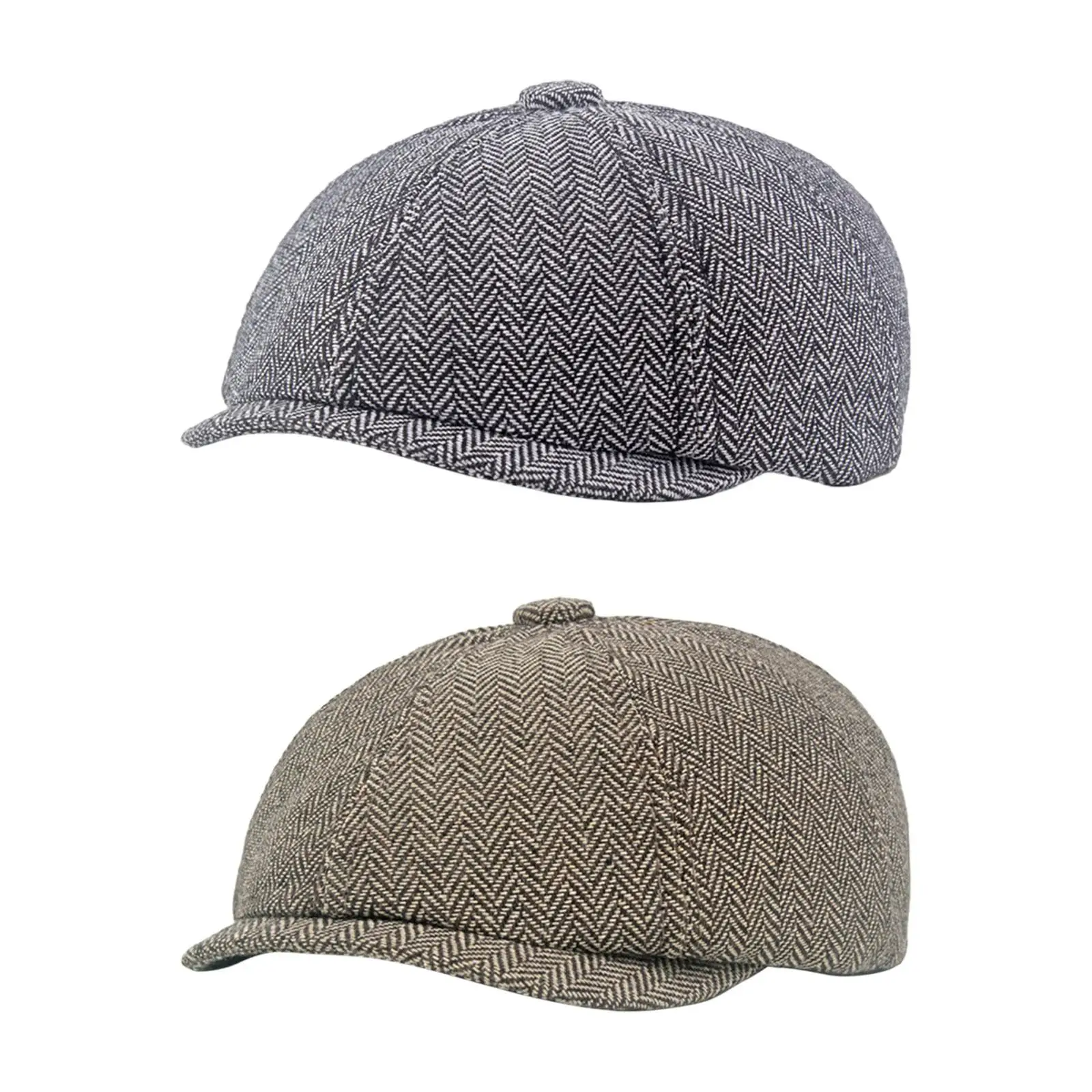 Men Beret Hat Cabbie Hat Birthday Gift Winter Newsboy Hat Casual Classic Fall Flat Hat Flat Cap for Driving Fishing Traveling