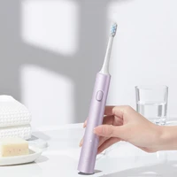 Brosse à dents électrique sonique Mijia T302 3 couleurs 4 têtes de brosse IPX8 étanche 360 °   Recharge sans fil, 4 modes de nettoyage des dents 5