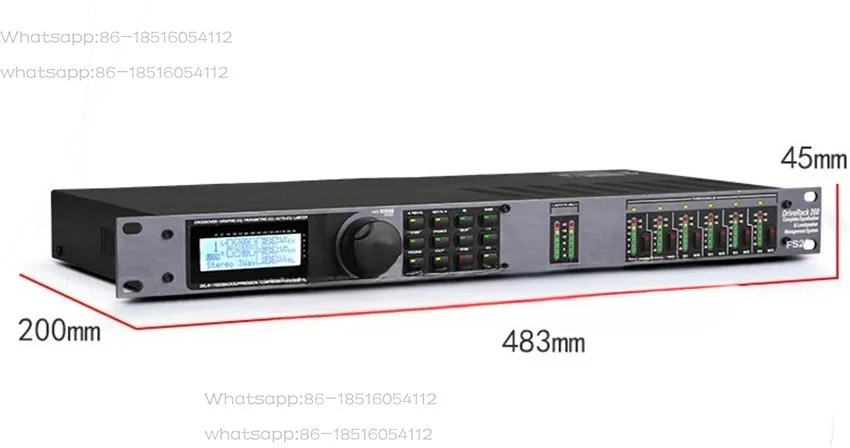 260 Digital Audio Processor 5.1 Bluetooth Speaker Performance Effect Device 2 In 6 Out Frequency Divider Feedback Device