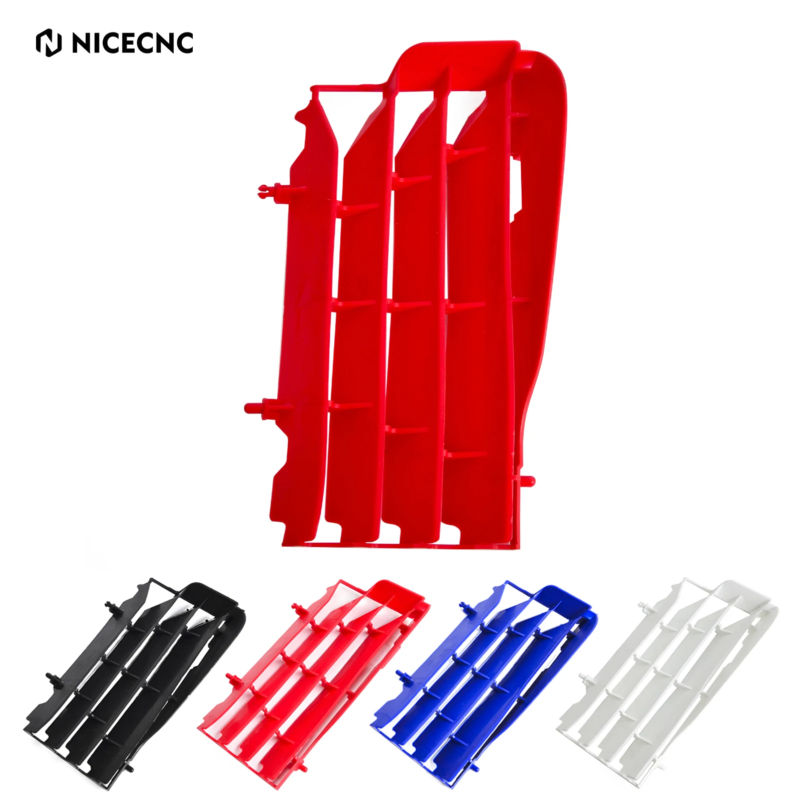 NICECNC Motocross Plastic Radiator Guard Grille Grill Protector  For Honda CRF250L CRF 250L 250 L 2012-2017 2013  Blue White Red