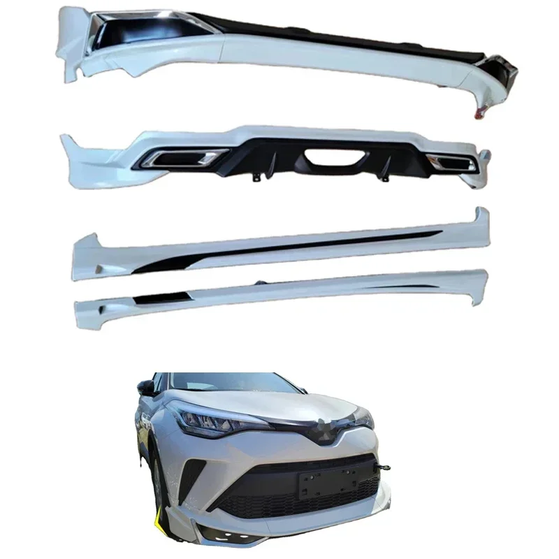 

Auto Accessories Facelift body kit front rear side skirt For New C-HR CHR 2021 2022 2023 2024