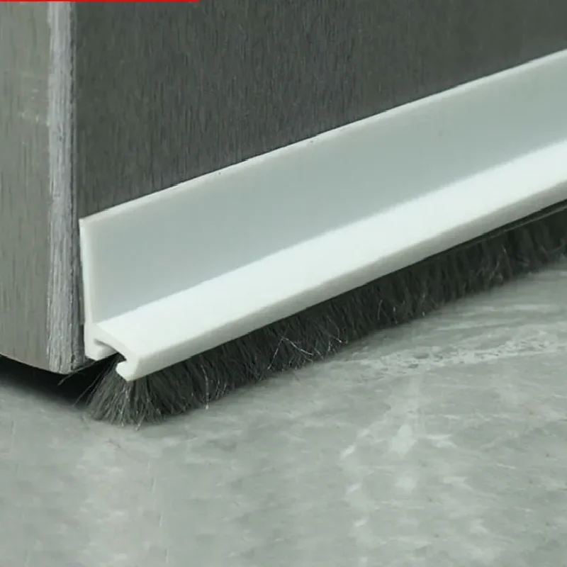 HQ 자동차 실내 장식 접착제 PVC 브러시 씰링 스트립 도어 하단 방음 먼지 스트립 호텔 도어 도어 솔기 도어 스톱 폼 도트
