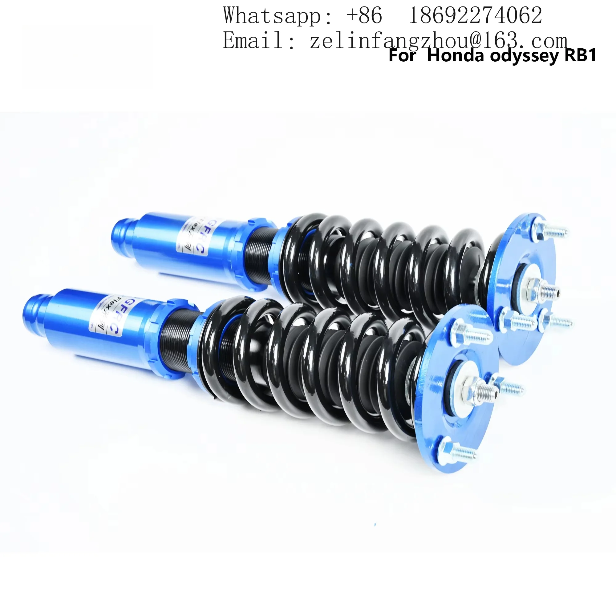 GFRC Mono Tube Coilover Kit Non Adjustable Damping Height Adjustable for Honda Odyssey RB1 RB3 2005-2013 Shock Absorber