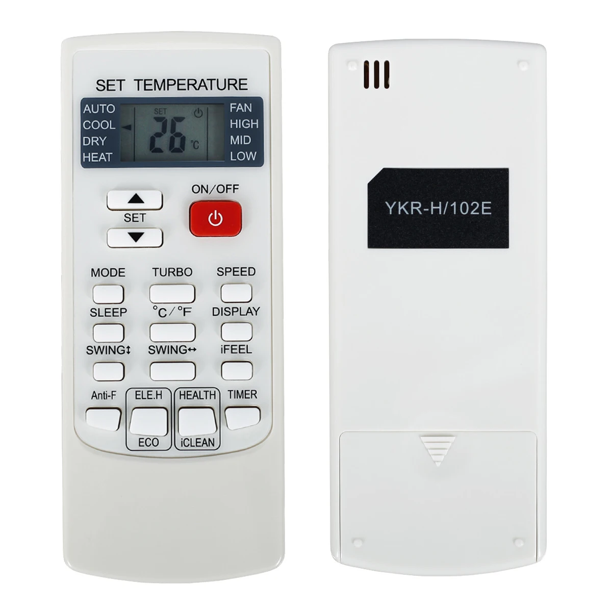 Air Conditioning Remote Control Replacement for Aukia YKR-H/102E Feel Comfortable
