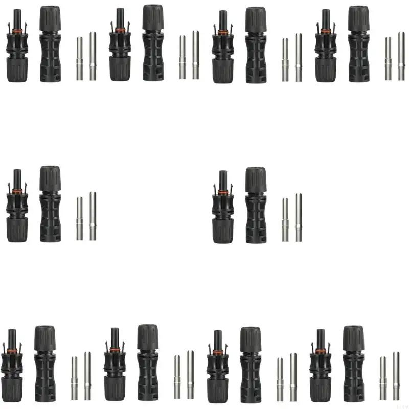  10Pairs Male Female Plugs Solar Panel Cable Connectors 1000V 1500V Waterproof Plug Solar Wire Adapters Connector