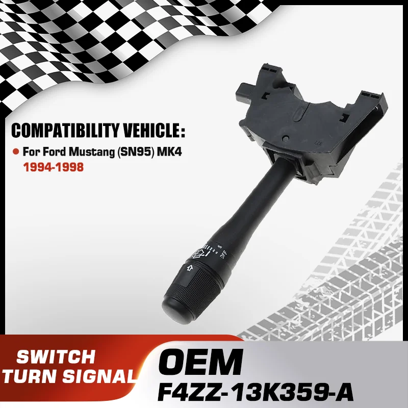 

Turn Signal Headlight Combination Switch For Ford Mustang SN95 MK4 1994 1995 1996 1997 1998 F4ZZ-13K359-A F4ZZ-13K359-AA SW5043