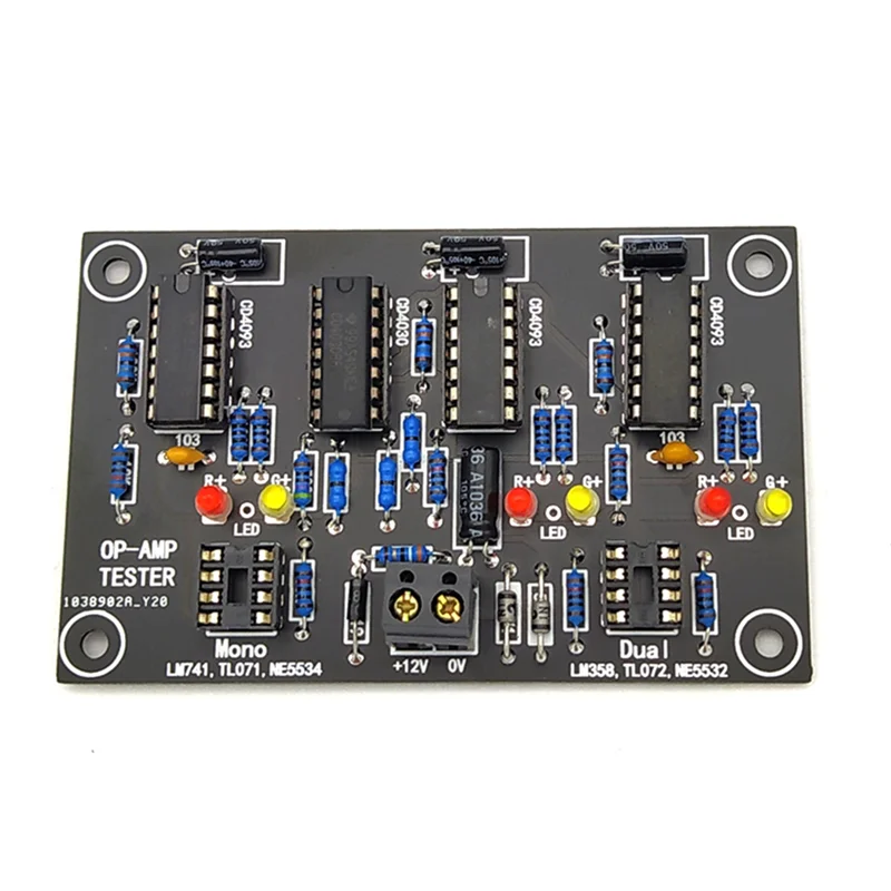 Trending Now Operational Amplifier OP AMP Tester for Single Dual OPAMP TL071 TL072 TL081 TL082 Single/Dual Op Amp Test Board