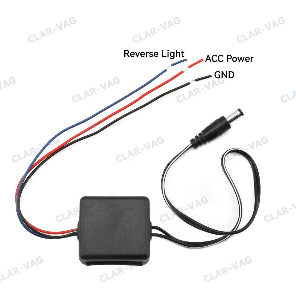Für vw audi auto rückfahr kamera leistungs verzögerung timer box 12v dc leistungs relais filter gleich richter kondensator anschluss für rcd330