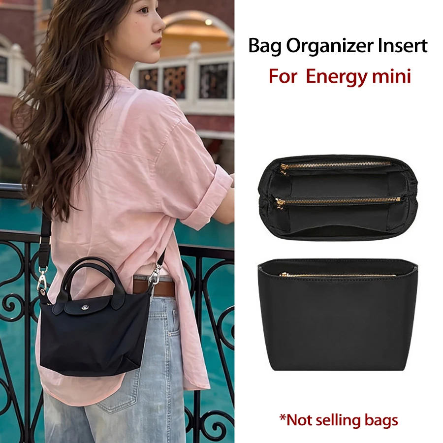 Nylon Bag Organizer Insert For Longchamp Energy S M Waterproof Durable Fashion Bag Support Storage Modification Bag Accessories