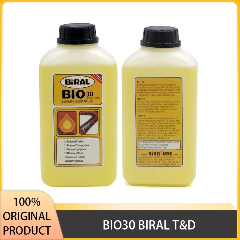 

BIRAL BIO 30 T & D Biral Td Reflow паяльное высокотемпературное цепное масло 1 л 500 мл норвежский оригинальный продукт