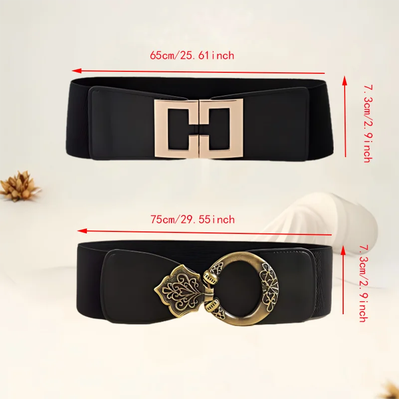 1/2PC women's belt, loose and tight, vintage Bohemian style, simple and fashionable, perfect match for skirts and pants