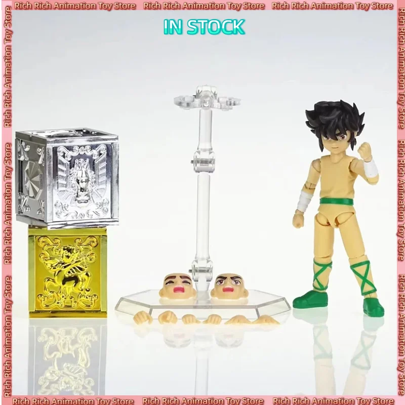 

ST Saint Seiya Myth Cloth EX Seiya Child w 2 Mini Pandora Box Pegasus Sagittarius Bronze Knights of the Zodiac PVC Action Figure