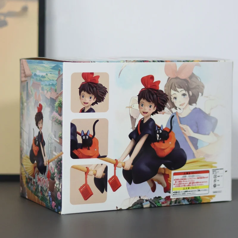 Hot Sale Anime Figure Kiki Delivery Service Magical Girl Collectible Model Jiji Black Cat Tall Desk Decor Anime Peripheral Toys - view 4