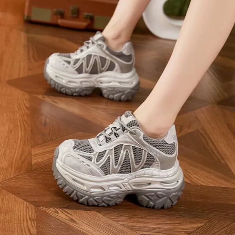 

Новые женские модные кроссовки на платформе в стиле Dad Shoes, дышащие повседневные спортивные кроссовки для студентов, для ежедневных тренировок