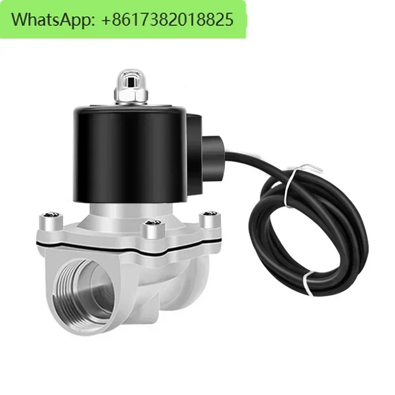 

304 stainless steel underwater solenoid valve water valve waterproof can be soaked in water 4 points/6 points/1 inch DN15-32