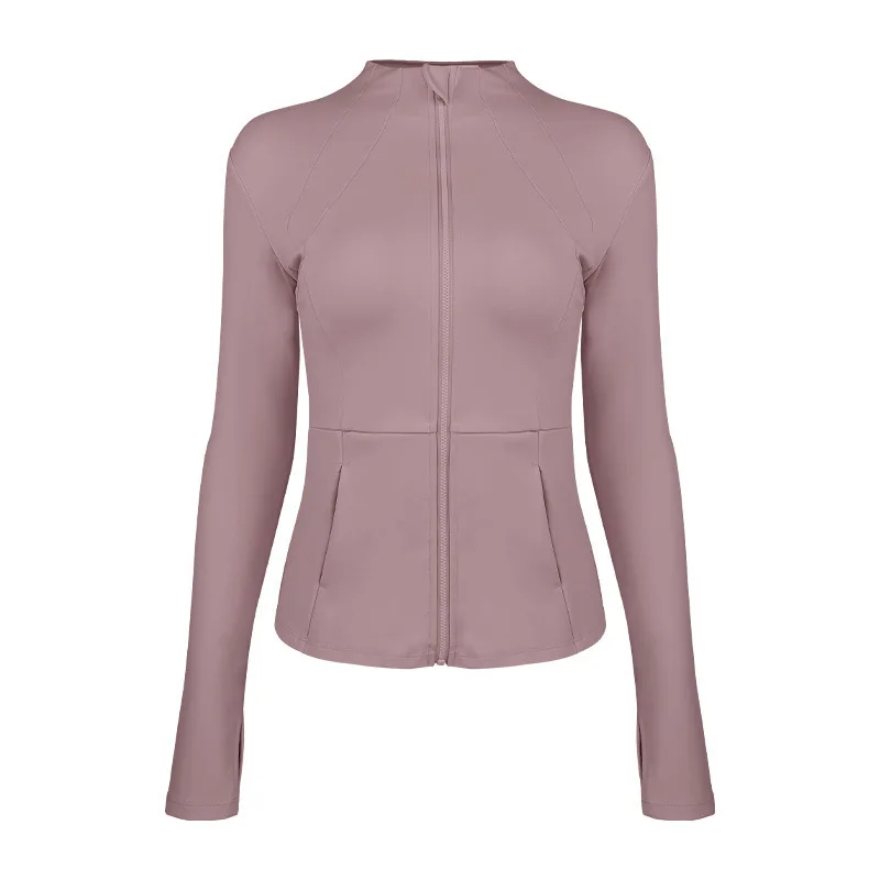 قمم رياضية، قمصان نسائية بأكمام طويلة، قمصان خريفية ضيقة للجري، كرة الريشة، ملابس اليوغا، ملابس اللياقة البدنية #3