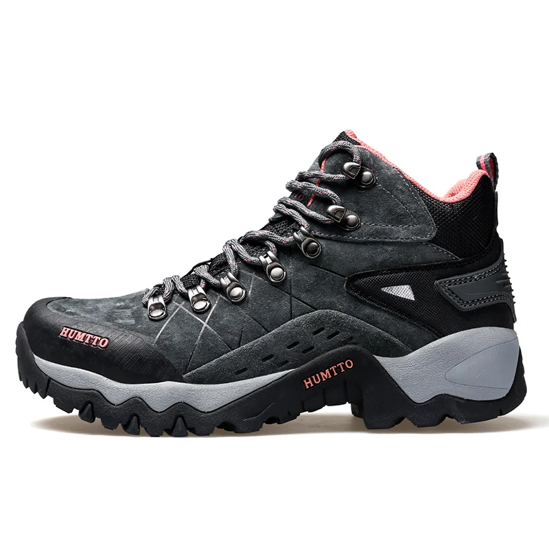 HUMTTO Hiking Shoes Men Outdoor Sport Sneakers Waterproof Leather Hunting boots Women Trekking Ankle Tactical Shoes Snow boots