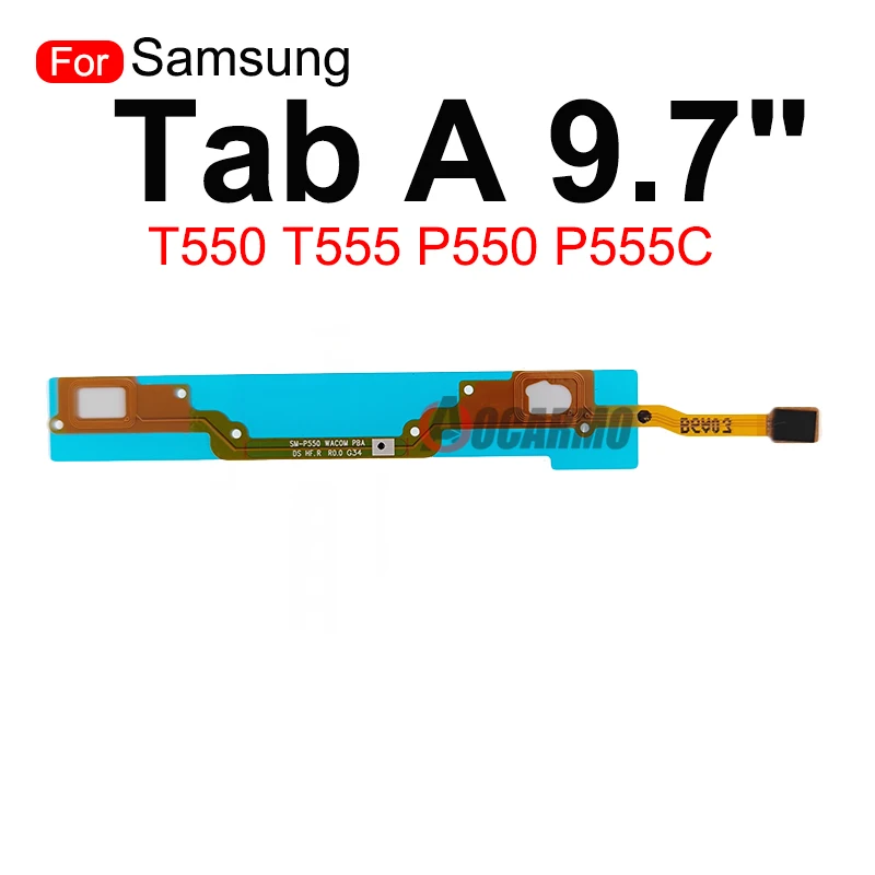 For Samsung Galaxy Tab A 9.7 inch T555C SM- T550 P5550 P555C Home Return Back key Sensor Repair Part