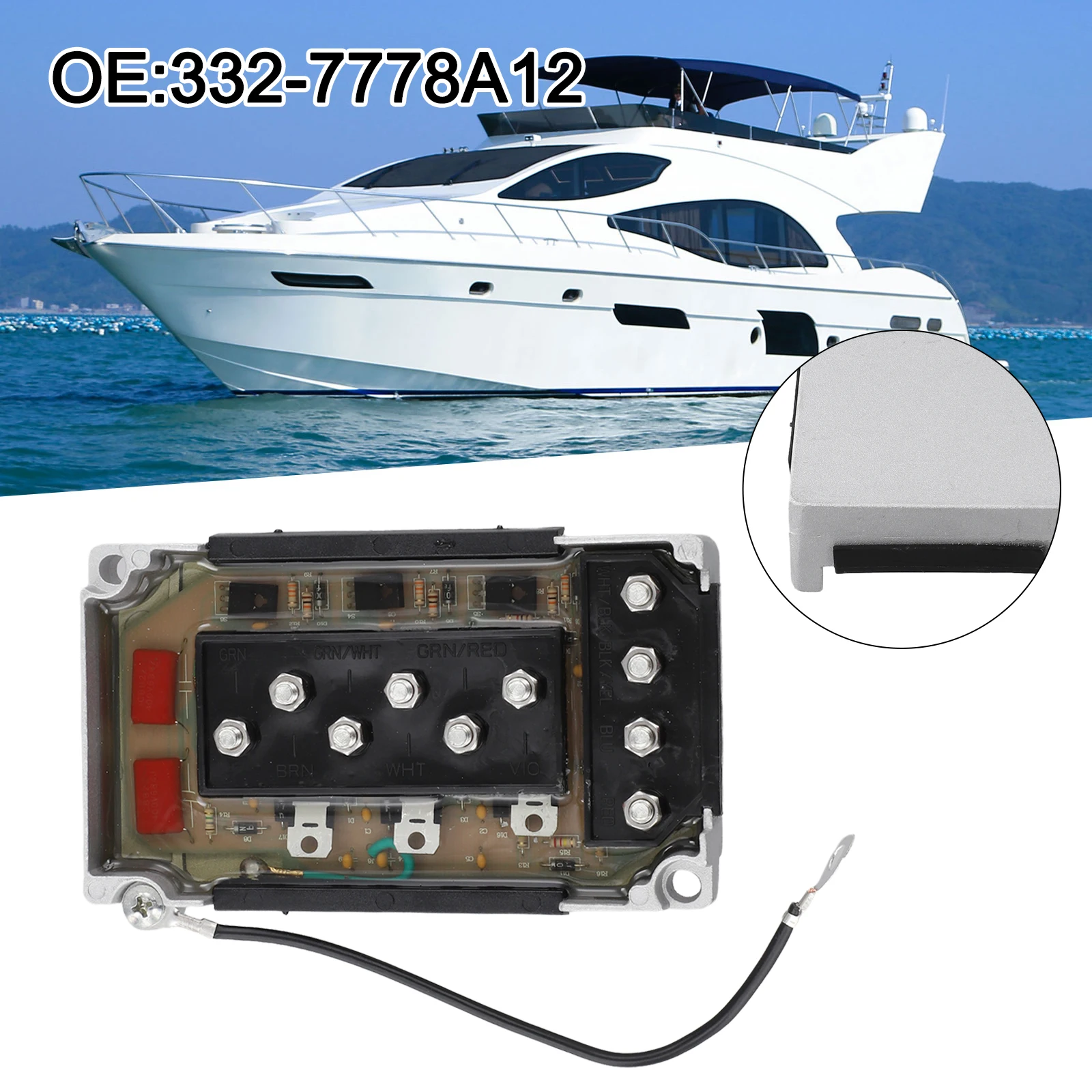 

Sale Newest For CDI Switch Box Motor Power Pack For Mercury Outboard 50-275HP OEM Part Number 332-7778A12 Car Accessories