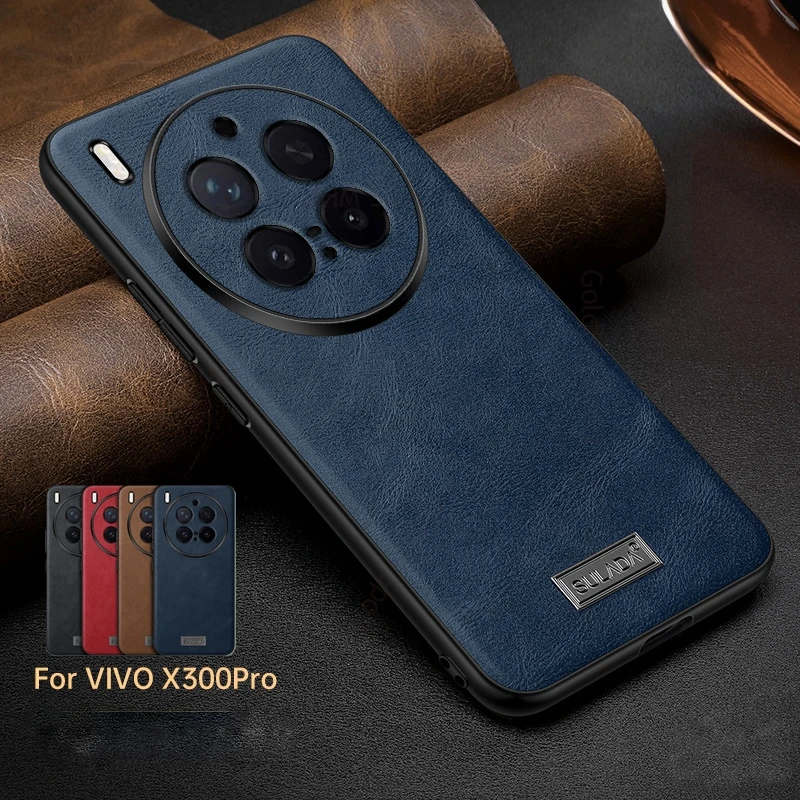 

Fundas For vivo X300 X200 Pro Luxury Leather Phone Case For VIVO X200 Ultra X200S X100 X80 X90 Pro Soft Bumper Shockproof Cover
