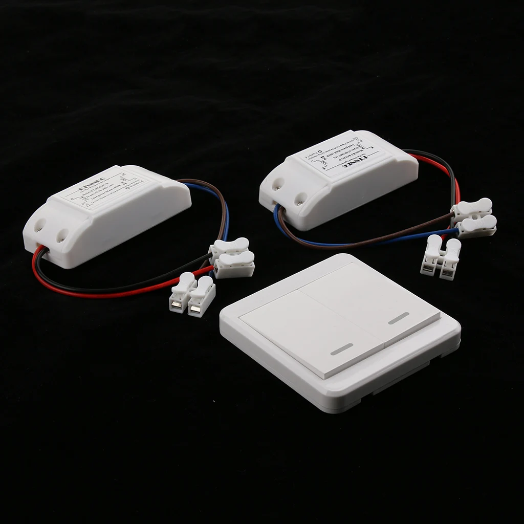 Wireless Remote Switch Dual Channel 220v Remote Controller for Convenient Home Light Control