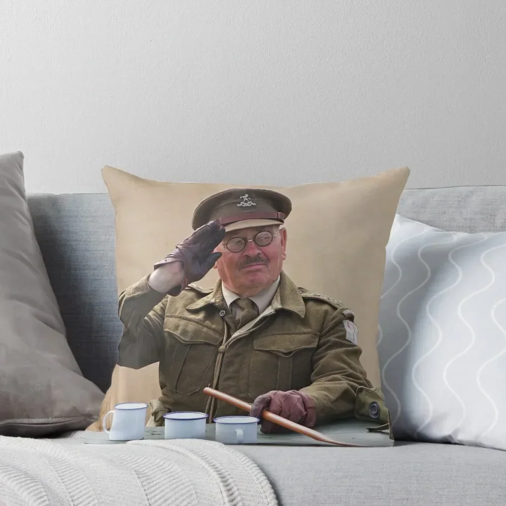 You Stupid Boy (Captain Mannering - Dads Army) Throw Pillow christmas pillow case Couch Pillows pillow