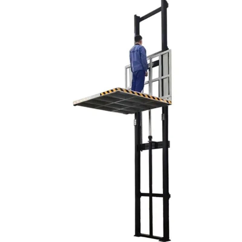 Hydraulic Freight Elevator 2m to 10m Lifting Platform Simple Operation  Warehouse Cargo Home Elevator Lift Passenger