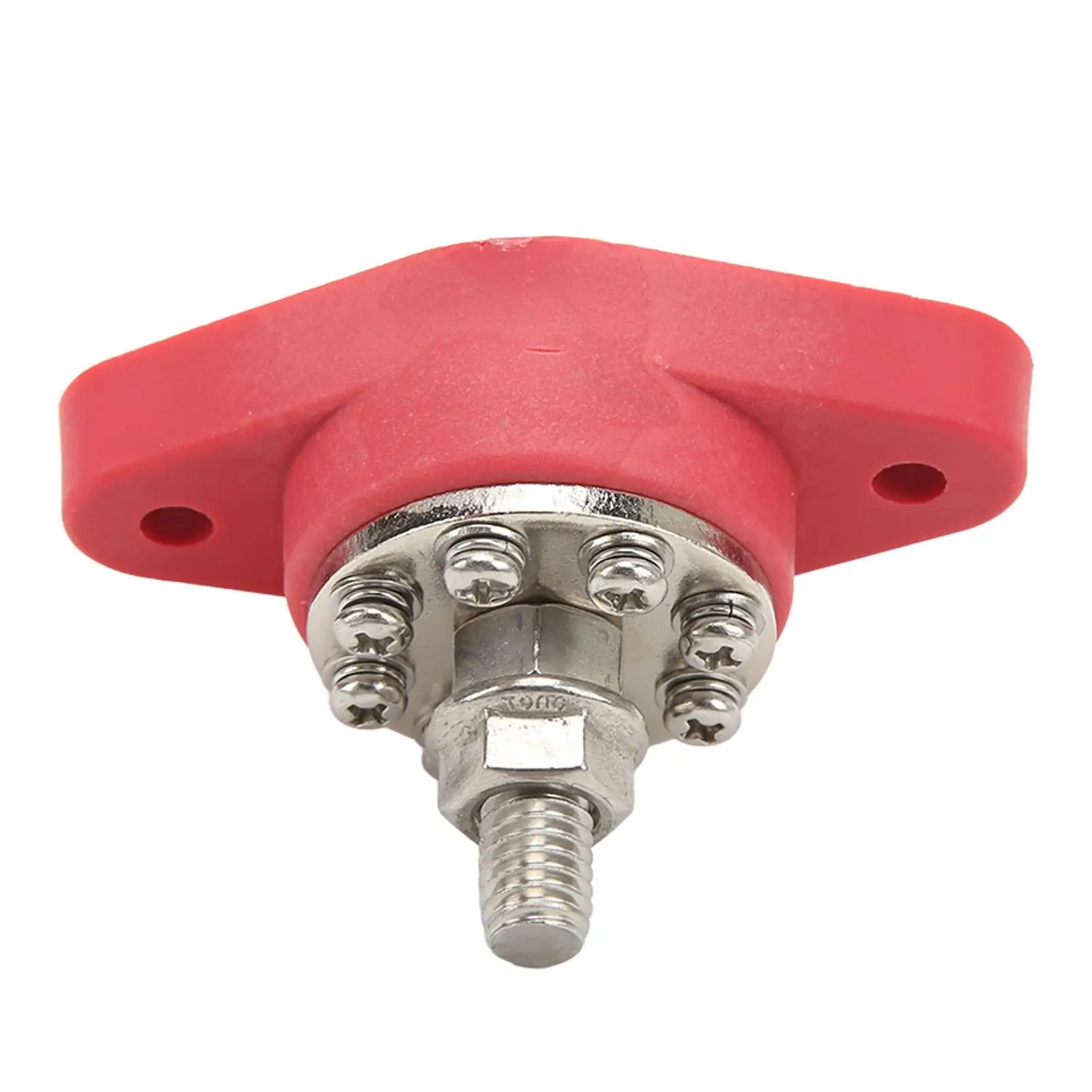 3/8in الأحمر M10 واحد مسمار محطة توزيع الطاقة 12 فولت 48 فولت بطارية تقاطع آخر حافلة بار كتلة مسمار للسيارات RVs السفن الشاحنات