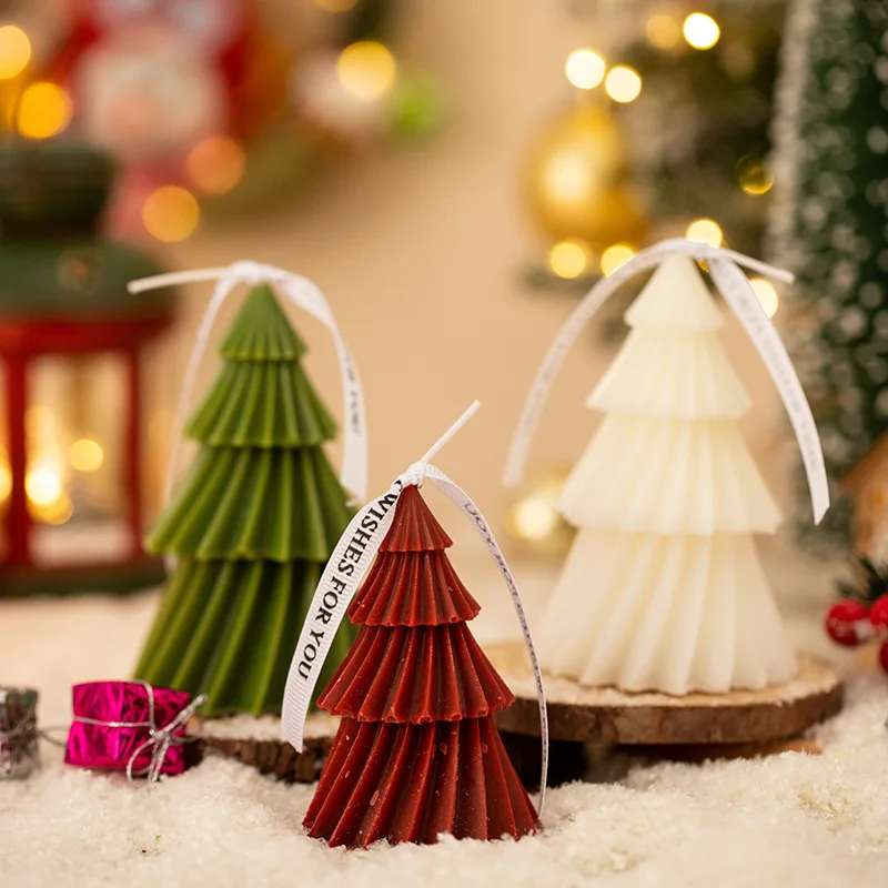 1PCS Aromatherapie Kerze Weihnachten Thema Familie Ornamente Dekorative Duftkerze für Home Dekoration