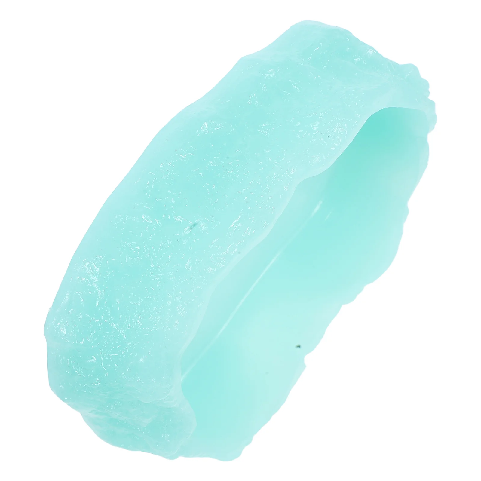 

Luminous Resin Reptile Bowl Night Glow Food Basin Wear Resistant Daily Use Tank Accessory Sweet Gift Light Green Lifelike