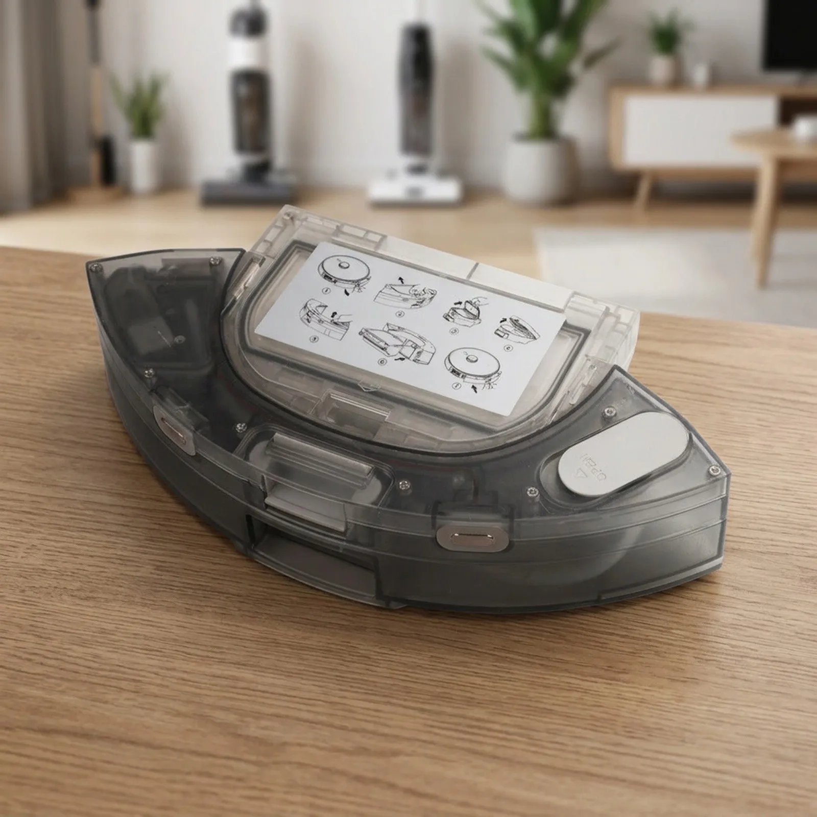 Replacement Accessory Mop Water Tank Plastic Material Convenient Refill Opening No Leakage Monitor Water Level