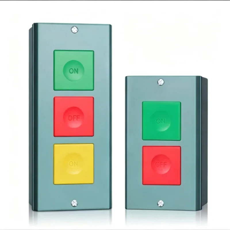 1PCS Industrial Start Stop Push Button Switch - KH-701  / KH-703 Control Press Switch IP54 Waterproof Oil-Resis