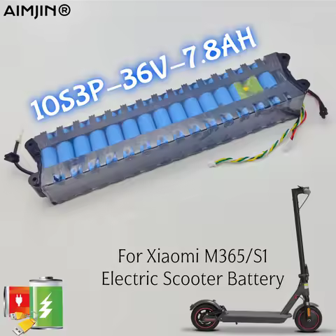 36V 7800mAh Li-Ion Battery Pack 10S3P NE1003-H Cell Communication Interface ,for Xiaomi M365 Electric Scooter M365/S1 battery